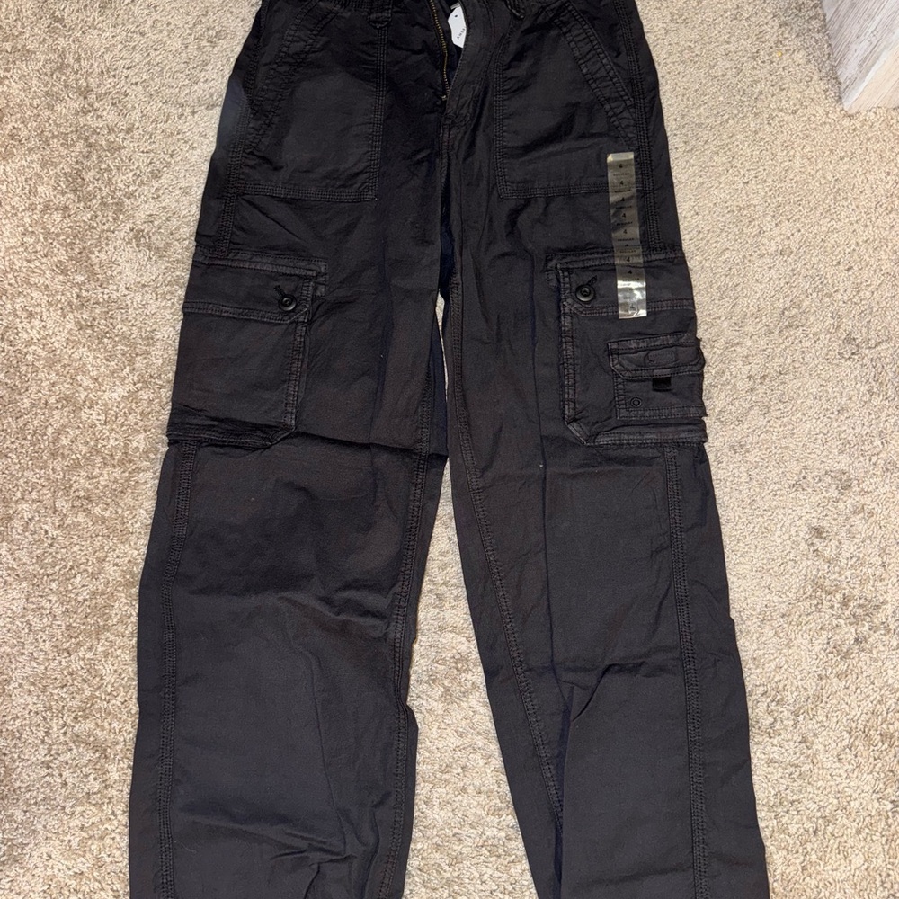 Women’s Black Cargo Pants - size 4 American eagle